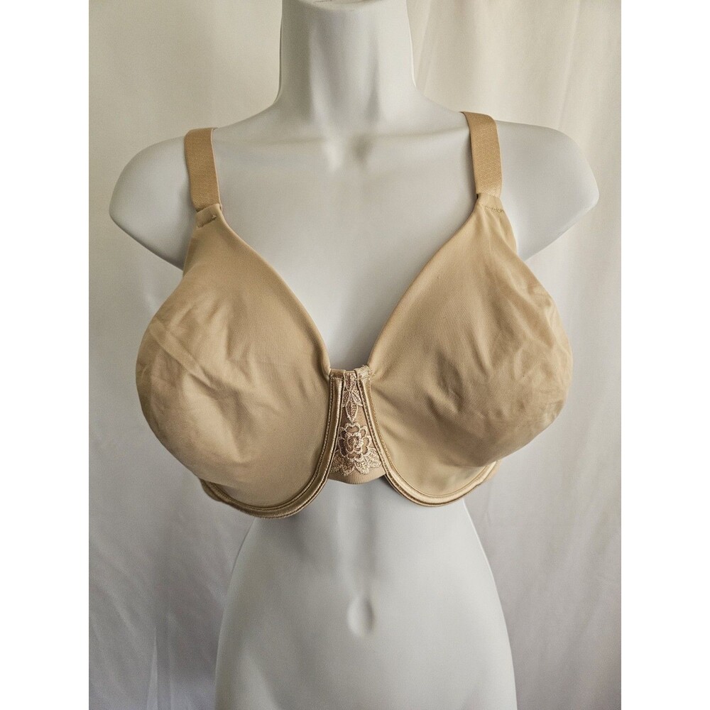 Vanity Fair Bra Women's Beige Underwire Unpadded Style 76080 Size 40DDD